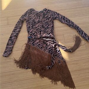 AM Dresses Latin ballroom practice dress. Size  XS